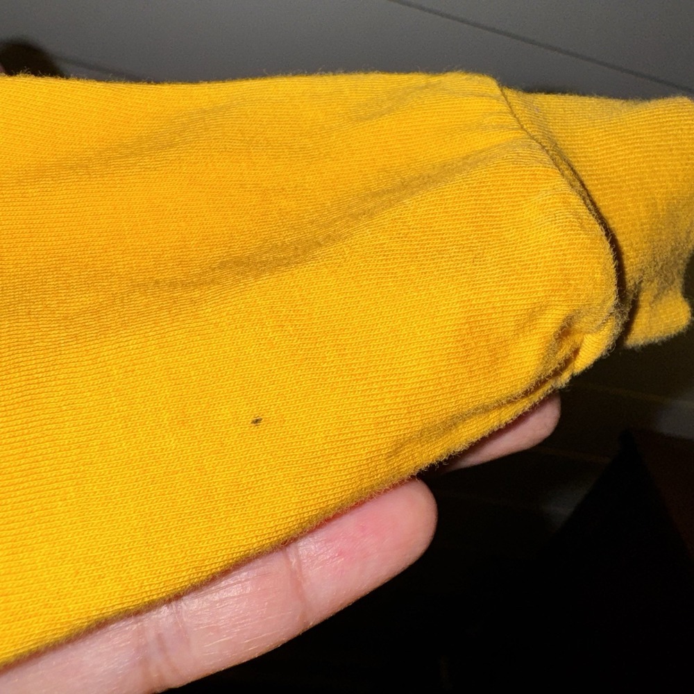 Ralph Lauren Baby 18M Yellow Long Sleeve Cotton T-Shirt Embroidered Logo - Picture 5 of 9